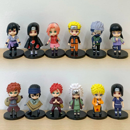12pcs/set Naruto Action Figures Toys