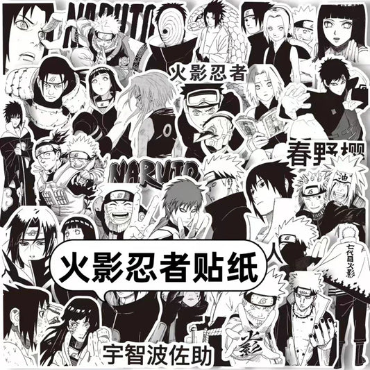 10/30/65pcs Anime NARUTO Cartoon Stickers