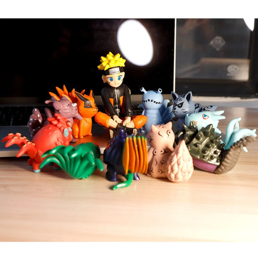 11Pcs/Set Q Version Naruto Figures