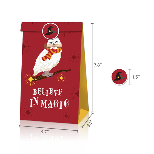 12/24PCS Magic Harry Potter Party Paper Gift Bags