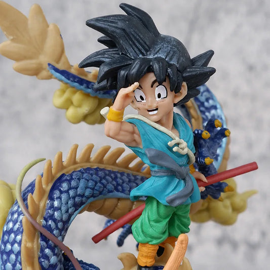 13CM Dragon Ball Goodbye Goku Shenron GT Son Goku Super Saiyan Figure