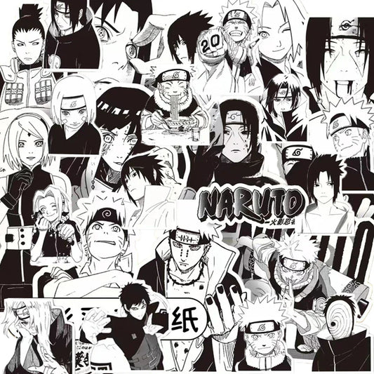10/30/65pcs Anime NARUTO Cartoon Stickers