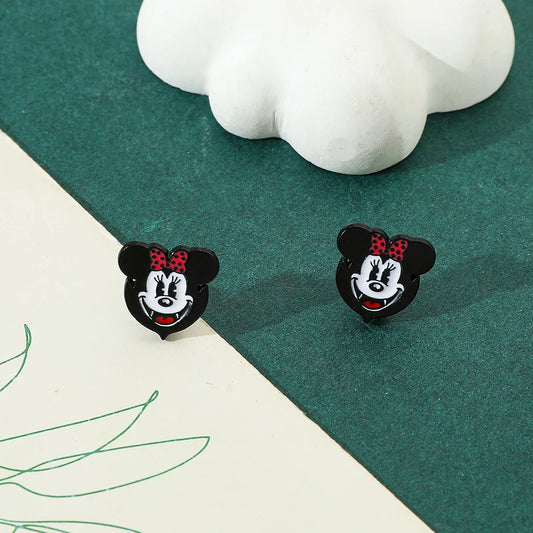 1 Pair Disney Mickey Mouse Cartoon Earrings