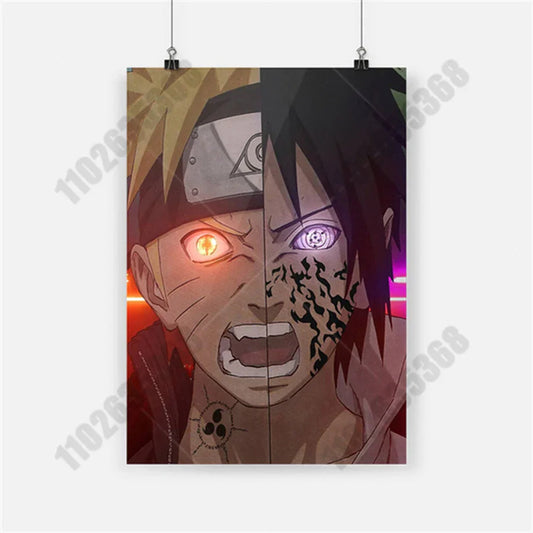 Naruto x Sasuke Canvas Poster