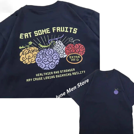 (Uniqlo) Japanese Anime One Piece Devil Fruit Printed T-Shirt