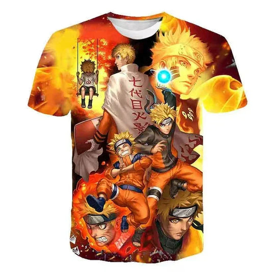 (Miniso) Naruto Kakashi 3D T-Shirt