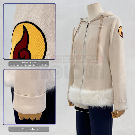 Anime Hyuga Hinata Cosplay Costume – Young Version Coat, Pants & Accessories for Christmas, Cosplay & Halloween