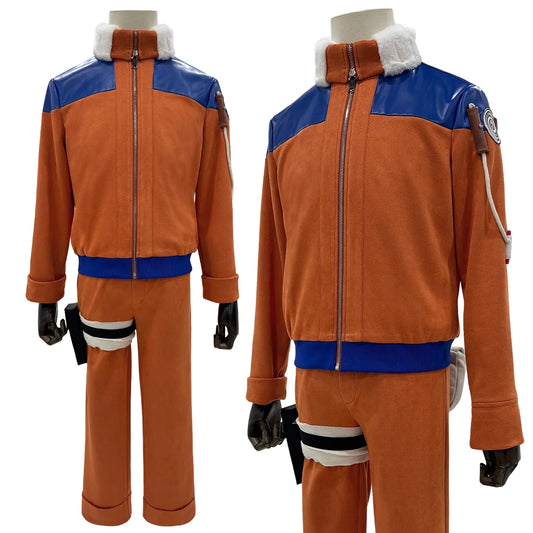 Anime Uzumaki Cosplay Costume – Teenager Version Jacket, Pants & Bag for Cosplay & Gift (Unisex Adult)