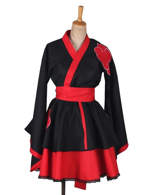 Anime Shippuden Uzumaki Cosplay Costume – Sex Reversion Kimono Lolita Dress for Girls & Women