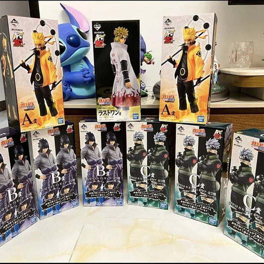 20cm Bandai Naruto Anime Figure Set
