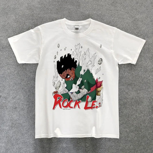 Naruto Li Luoke (Rock Lee) Eight Gates Armor Print T-Shirt