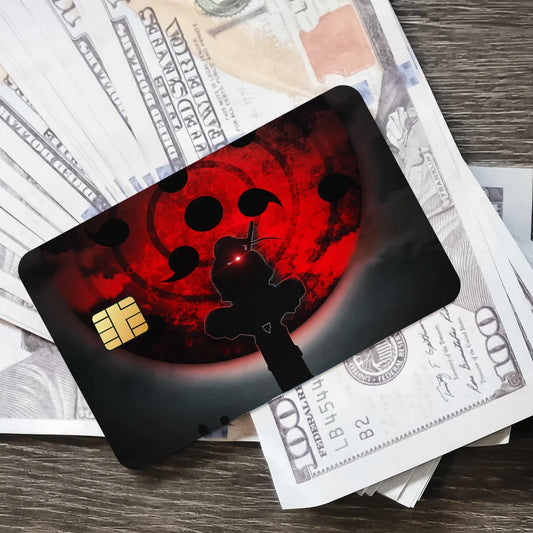Uchiha Itachi Film Skin Cover Credit Card Stickers