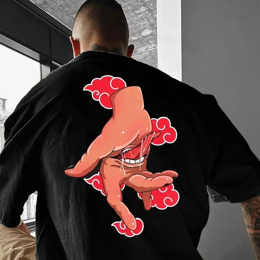 Naruto Animation Derivatives Men’s Anime Oversized T-Shirt