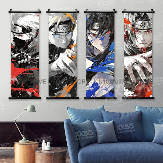 Naruto Anime Posters – Stunning Wall Art Featuring Sakura, Ino, and Hinata