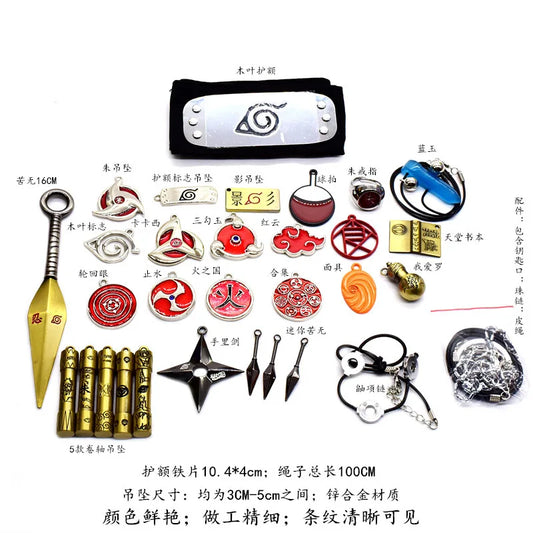 28Pcs Akatsuki Ninja Set