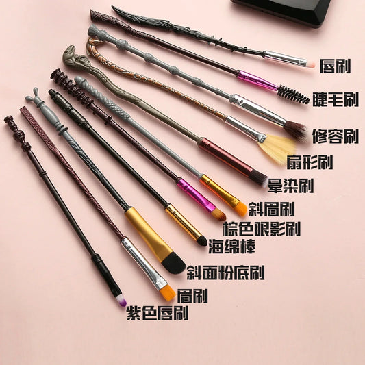 11pcs/set Harry Potter Magic Wand Makeup Brush Set