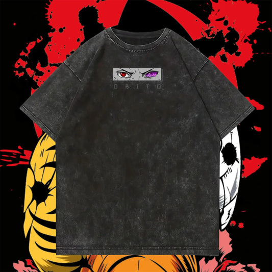 Vintage Washed Obito Uchiha T-Shirt