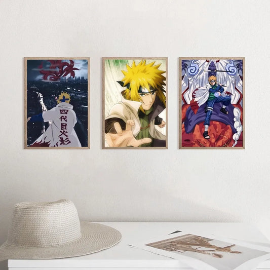 Naruto Namikaze Minato Poster – Digital Painting