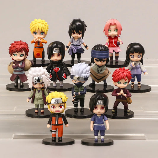 Hot Anime Naruto Shippuden Q Version Figure Set