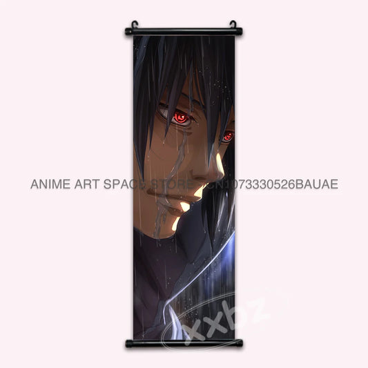 Naruto Hanging Paintings: Gaara, Obito Uchiha, Rock Lee, Kakashi, and Pain