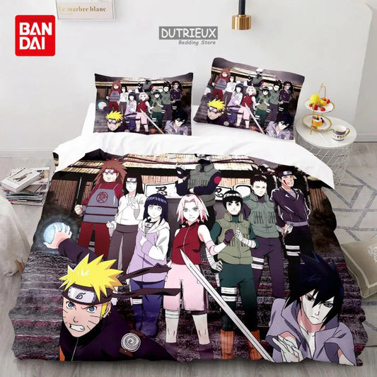 Ninja Uzumaki Uchiha Naruto Bedding Set