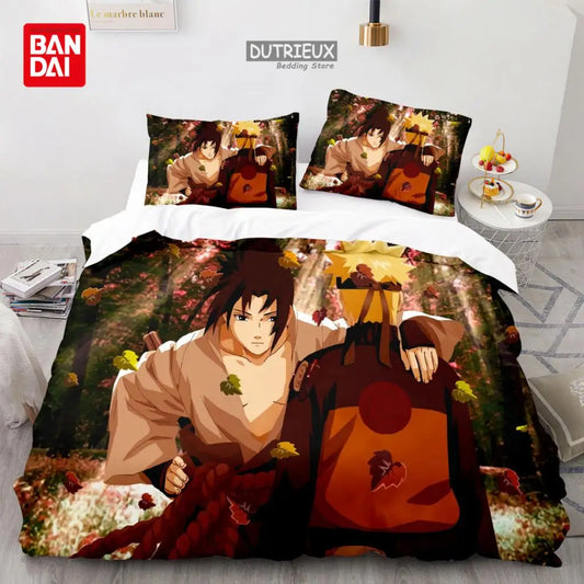 Kids Uzumaki Naruto Uchiha Bedding Set