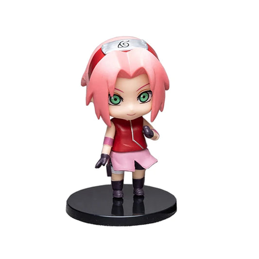 6 Styles 9cm Anime Naruto Figures – PVC