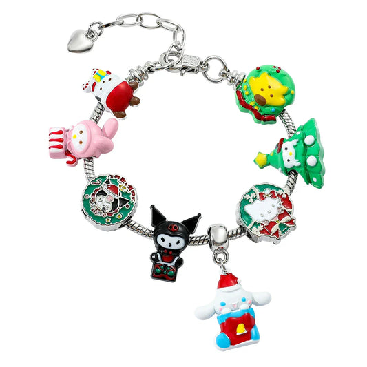 Hello Kitty Gold Plated Bracelets with Charms