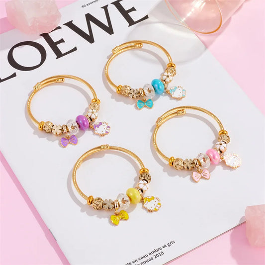 Sanrio Hello Kitty Bowknot Charm Bracelets