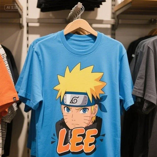 Japanese Naruto Anime Cotton T-Shirt  Short Sleeve