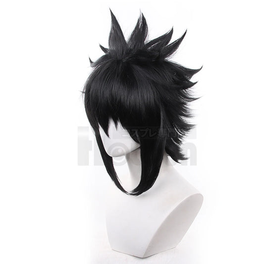 Anime Uchiha Sasuke Cosplay Wig Rose Net Synthetic Fiber Adjustable Size Heat Resistant Cap