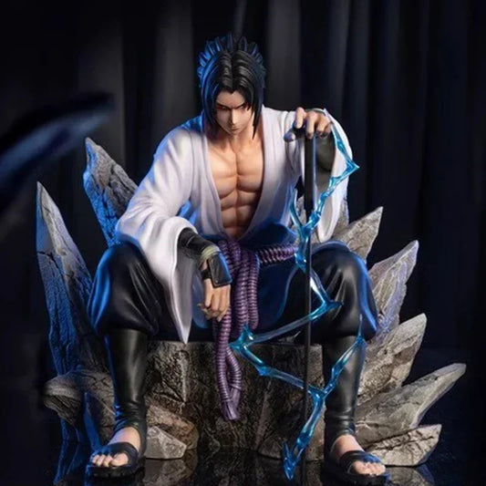 Uchiha Sasuke Sitting Pose Figure