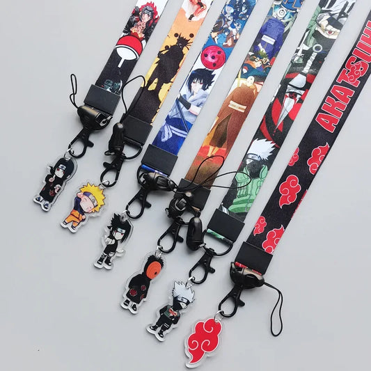 Cute Naruto Japanese Anime Lanyard Neck Strap