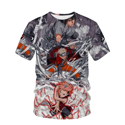 Flag Wood Kakashi Naruto Zombie Animation T-shirt Turtle Fashion