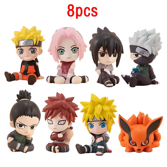 8pcs Set Anime Naruto Figures