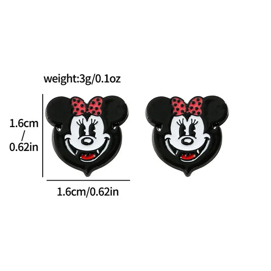 1 Pair Disney Mickey Mouse Cartoon Earrings