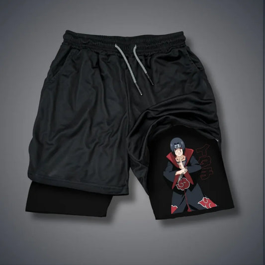 Naruto Official Licensed Itachi Uchiha Casual Cotton Shorts