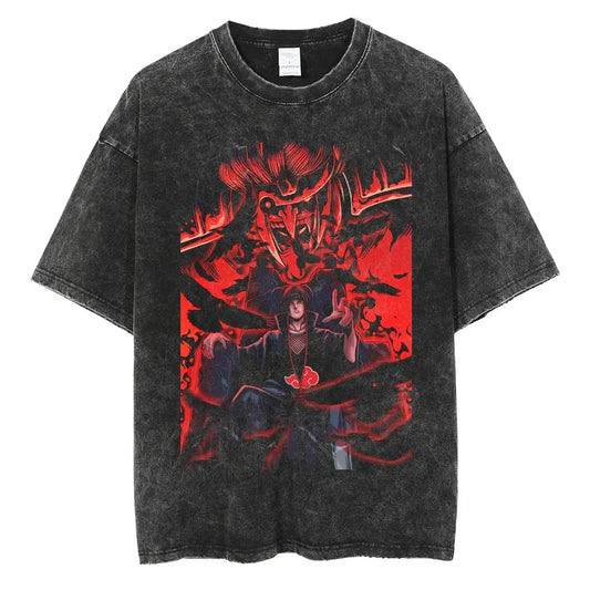 Men’s Short Sleeve Naruto Anime Print T-Shirt