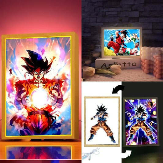 Dragon Ball Light Painting Photo Frame  LED Night Light