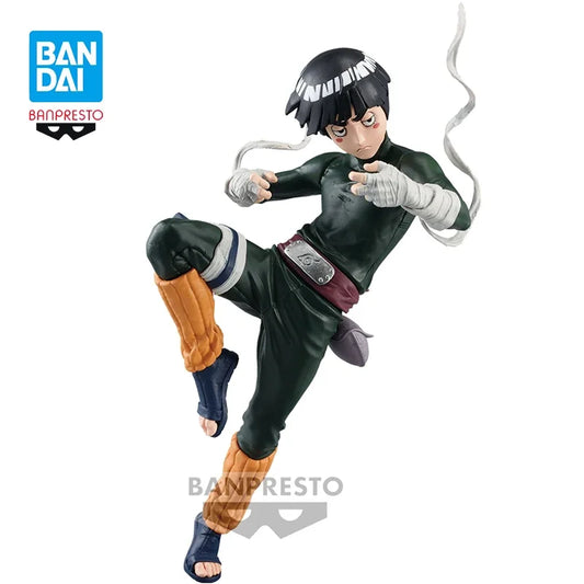Original BANDAI Banpresto BFC NARUTO Rock Lee PVC Anime Figure