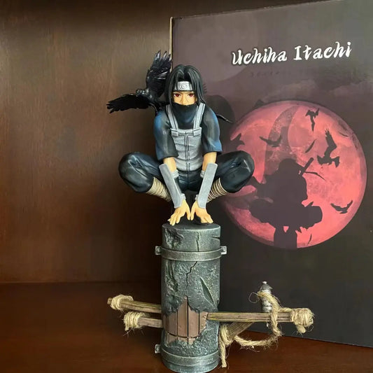 23cm Anime Naruto ANBU Uchiha Itachi Tsukuyomi Sharingan