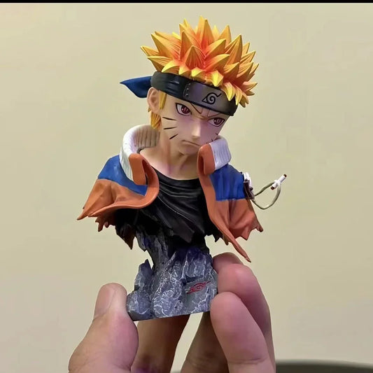 Anime Mini Naruto Uzumaki Childhood Bust Statue