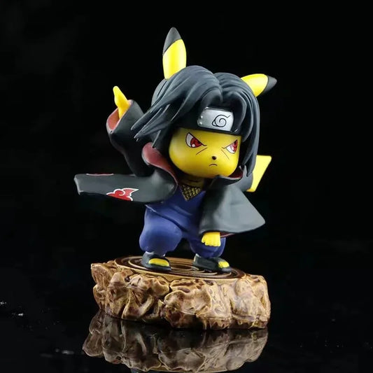 Pikachu Cosplaying Uchiha Itachi