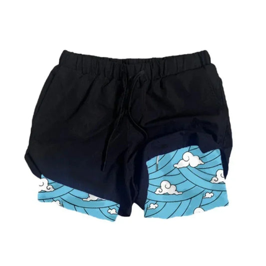 Naruto Anime Gym Shorts