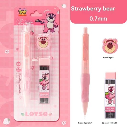 1 Set Kawaii Disney Spider-Man & Strawberry Bear Mechanical Pencils