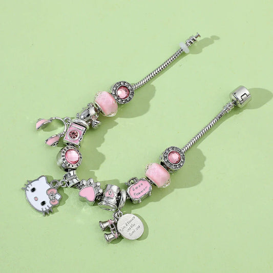Sanrio Hello Kitty Crystal Beads Bracelet