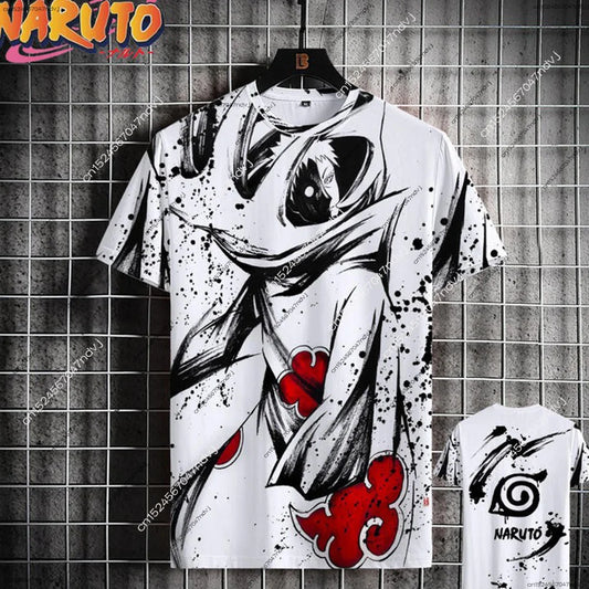 2025 Japanese Anime Naruto 3D Printed Summer Short Sleeve T-Shirt