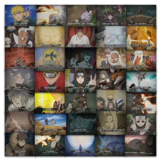 Naruto Ultimate Anime Stickers Sheet