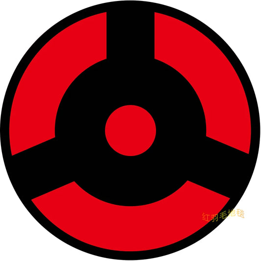 MINISO Uchiha Clan Symbol Circular Rug