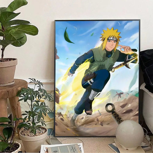 Naruto Namikaze Minato Poster – Digital Painting